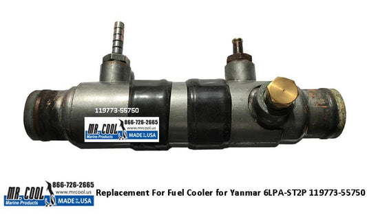 119773-55750 Yanmar 4LHA, 6LP(A) Fuel Cooler 119773-55750 Replacement 119773-55750 / 55800