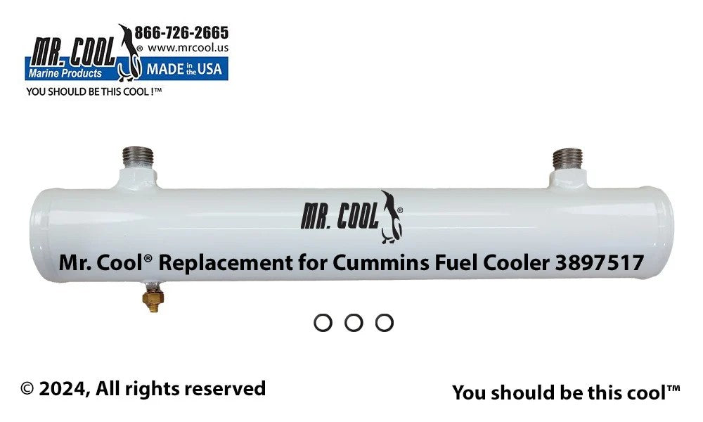4944404 / 3897517 Aftermarket Cummins QSB/QSC/QSM Fuel Cooler | Sawley's Select Marine Parts