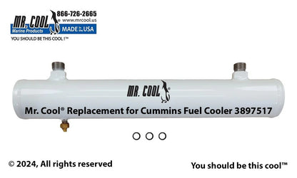 4944404 / 3897517 Aftermarket Cummins QSB/QSC/QSM Fuel Cooler | Sawley's Select Marine Parts