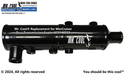 879148T59 / 8M0181739 Aftermarket Mercruiser Zeus 3000 Vertical Transmission/Power Steering Oil Cooler | Sawley's Select Marine Parts