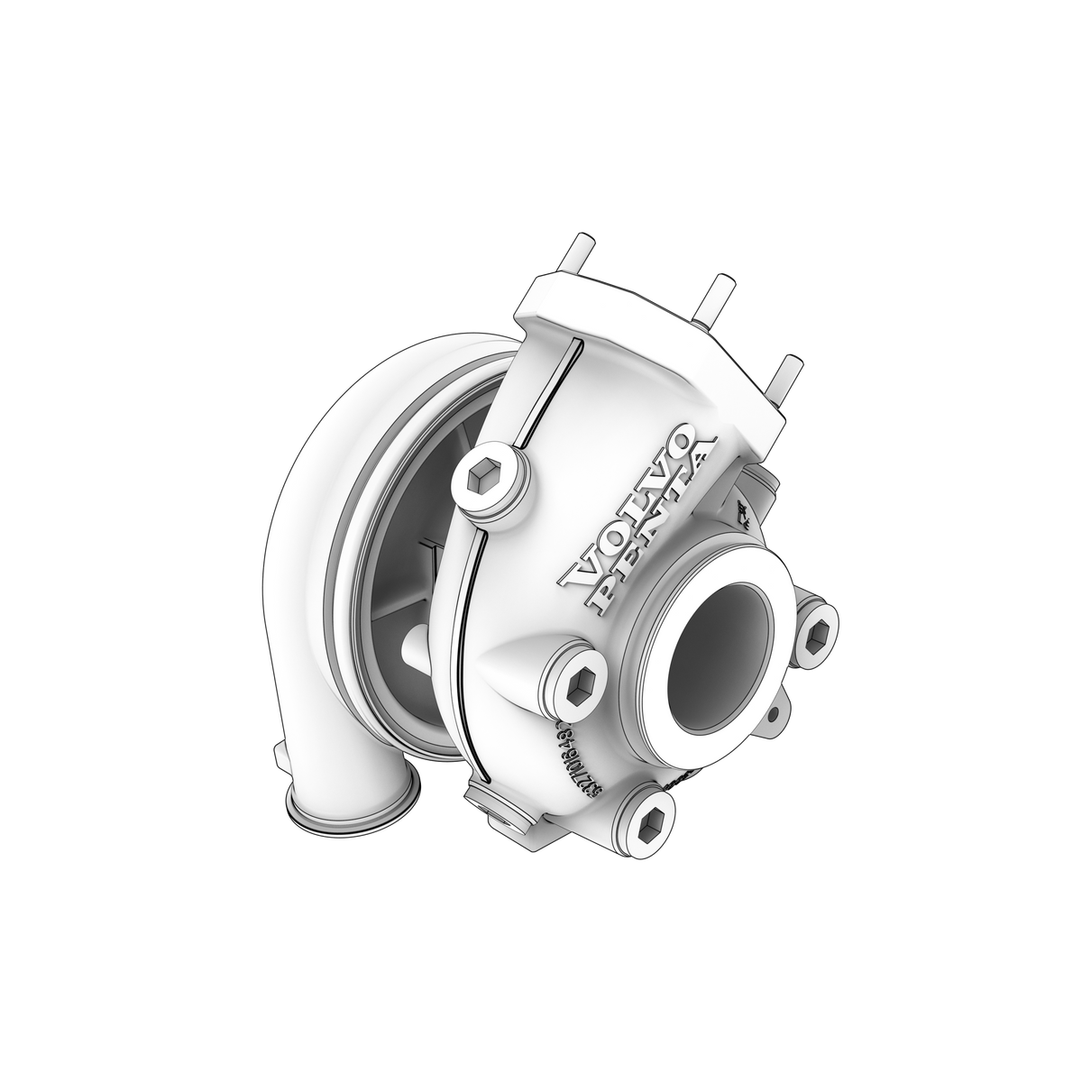 24172588 Turbocharger | Genuine Volvo Penta Part