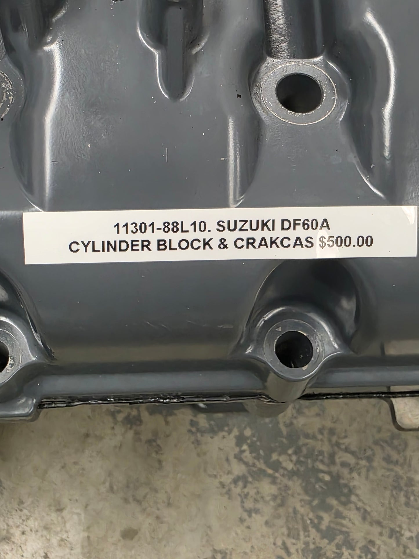 11301-88L00 Suzuki DF60A Cylinder Block & Crankcase | Genuine Used Part