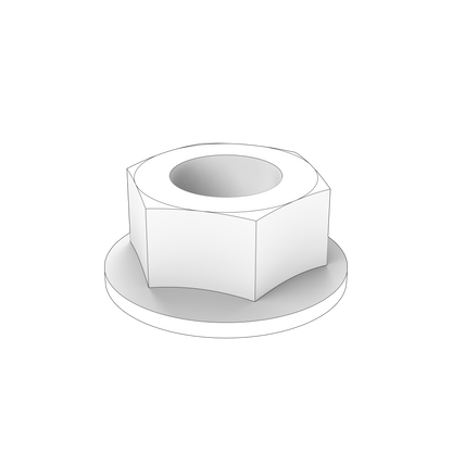 60113381 Flange Nut | Genuine Volvo Penta Part - photo 2 of 2