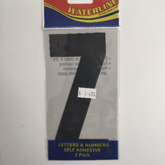 54721Z Boat Letter Z Black 6" Pack of 2 | Vessel Identification Stickers