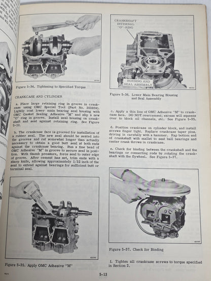 1974 Johnson 40HP Service Manual | Genuine Used Manual