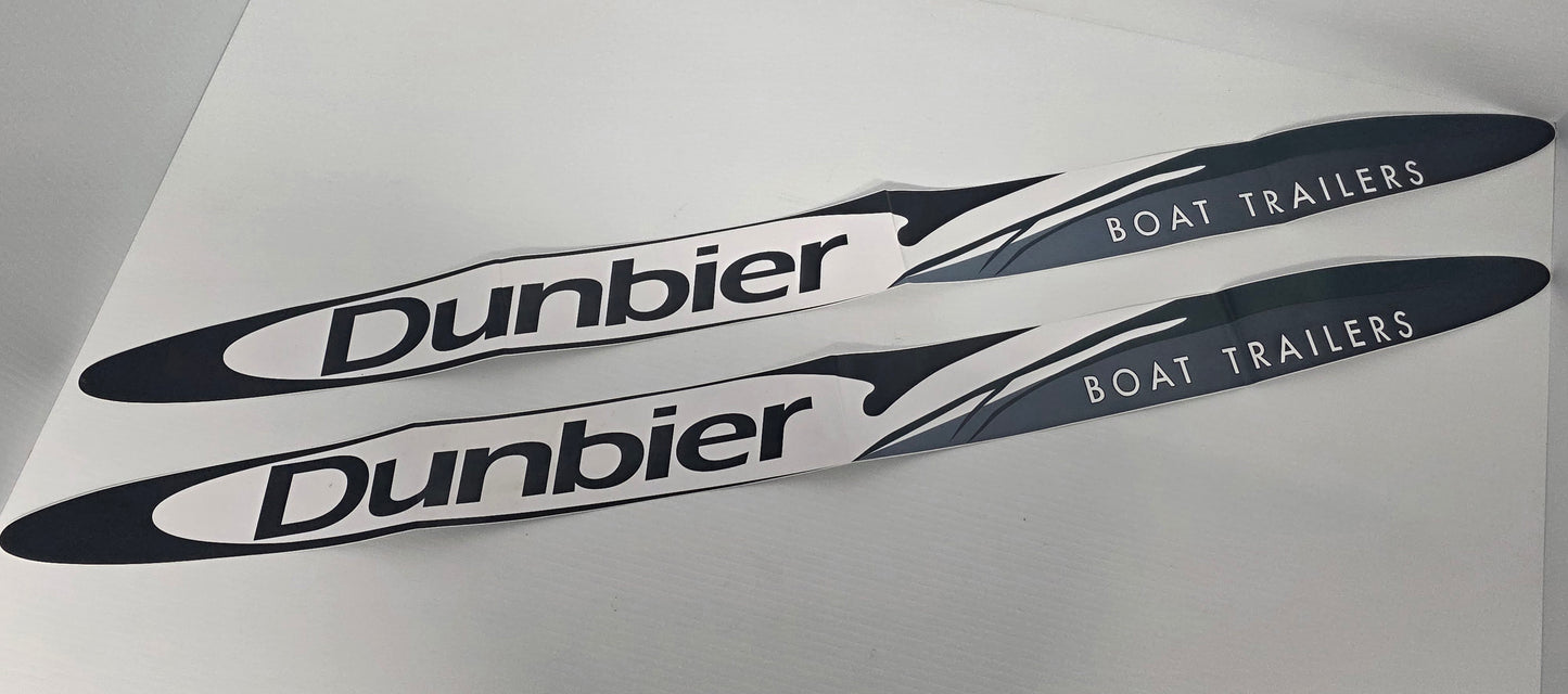 8103 Dunbier Trailer Decal Small 930mm x 64mm