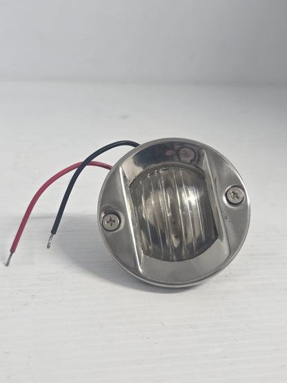 6356D7 Attwood Vertical, Flush Mount Transom Light - Round 43895 | Marine Electrical Part