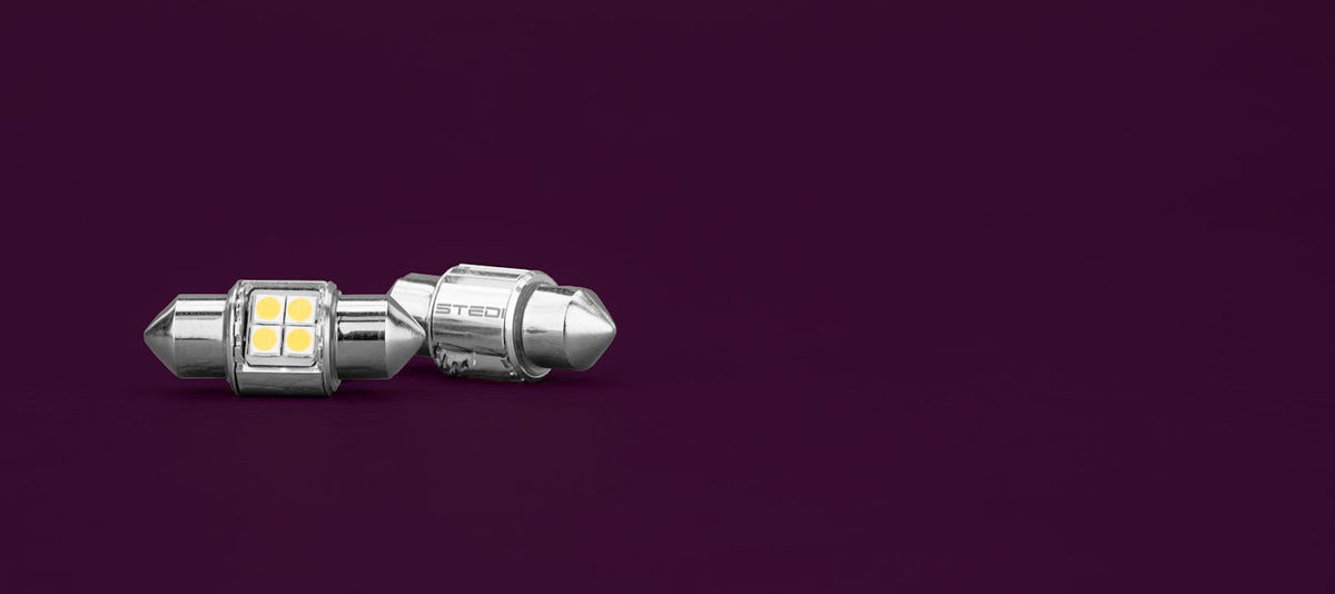 LEDCONV-SJ-42MM Festoon 42mm LED Bulbs (Pair) | Genuine STEDI Product