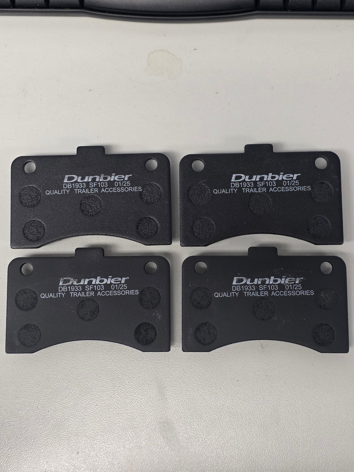 H3264-2 Mackay 1933 Dunbier Disc Caliper Pads Suits Mechanical 2 Bolt Type From Jan 17 Pack of 4 | Marine Trailer Part