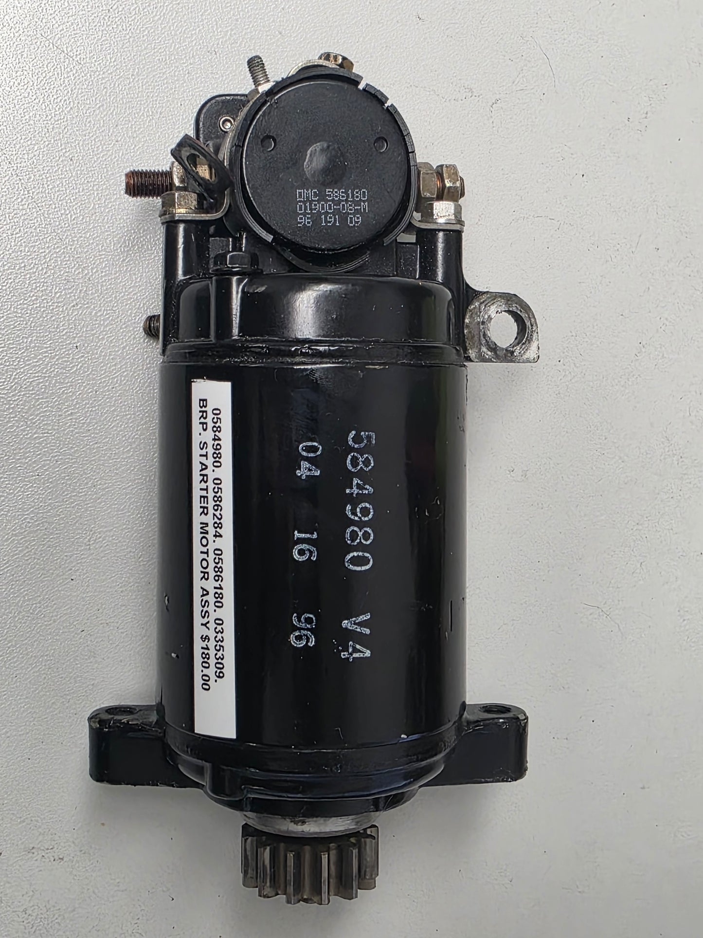 0584980 0586284 0586180 0335309 BRP Starter Motor Assy | Genuine Used Part