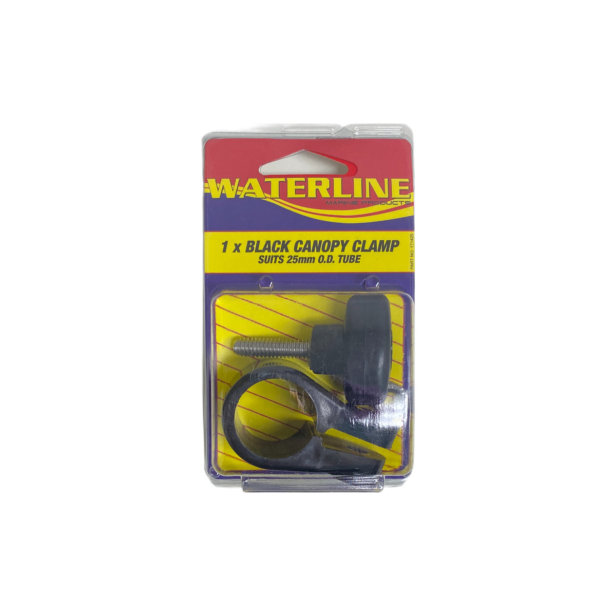171420 Black Canopy Clamp. | Marine Deck Hardware