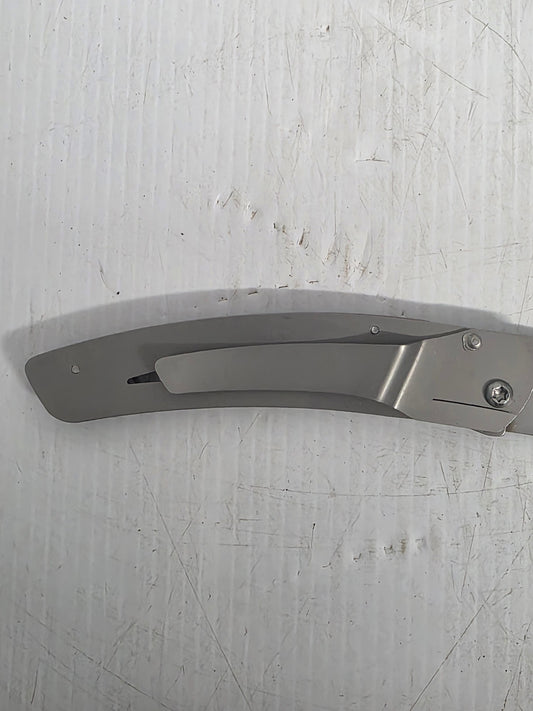 CD.142.96 Claude Dozorme  9cm Eiffel Series Stainless Steel Pocket Knife (Liner Lock, Red Handle) | Fishing & Outdoor Knife