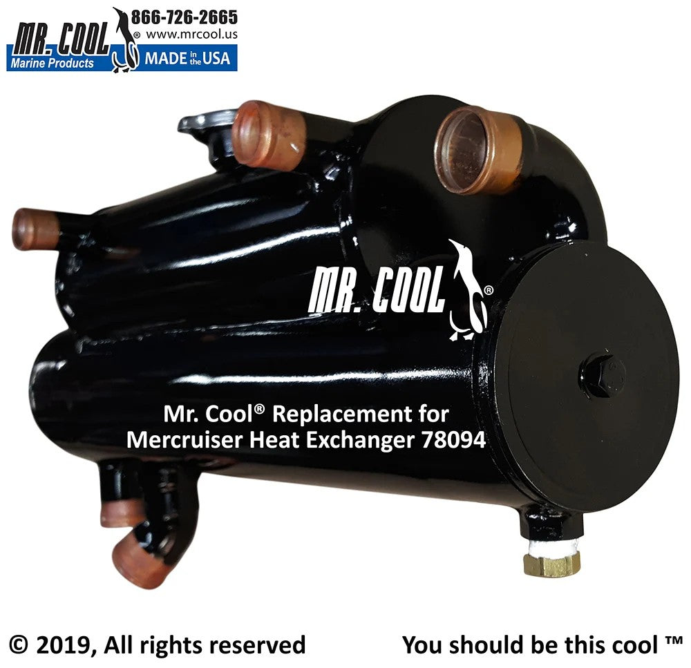 78094 Aftermarket Mercruiser Rear-Mount Heat Exchanger | Sawley's Select Marine Parts