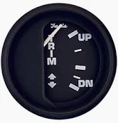 204524 Faria Euro 2" Trim Gauge to suit Merc/Yamaha 2001+ | Genuine Faria Gauge