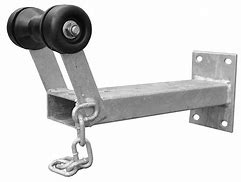 3499 Dunbier Electric Winch Carrier Inc Bow Roller Suits 100mm Sq