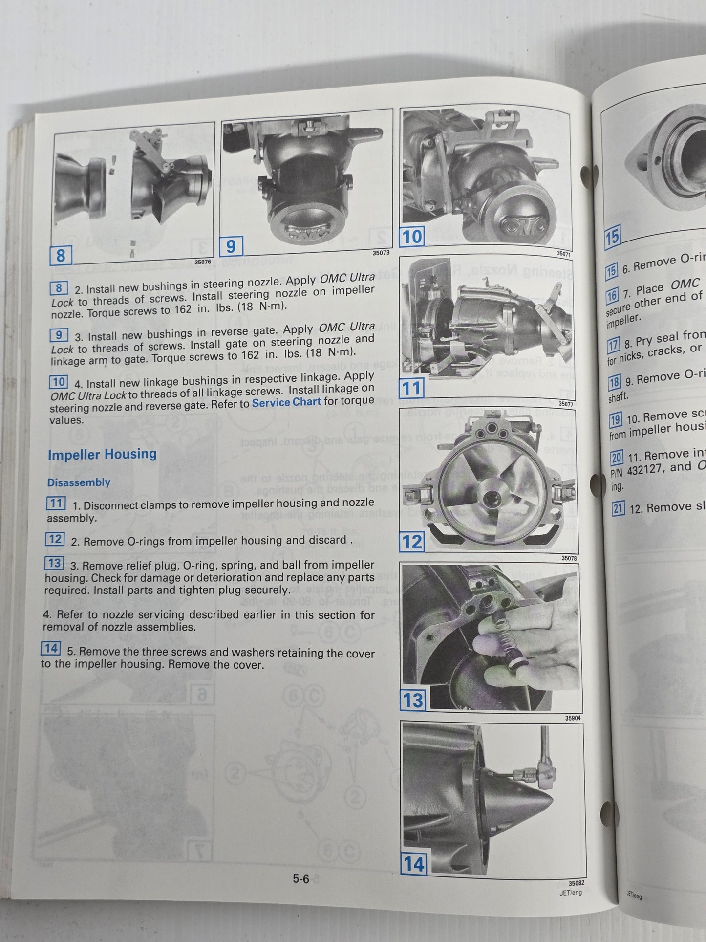 1994 OMC EO Turbojet 90,115  Service Manual | Genuine Used Manual
