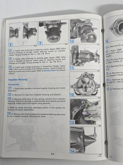 1994 OMC EO Turbojet 90,115  Service Manual | Genuine Used Manual