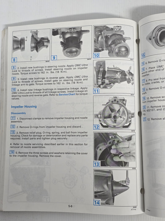 1994 OMC EO Turbojet 90,115  Service Manual | Genuine Used Manual