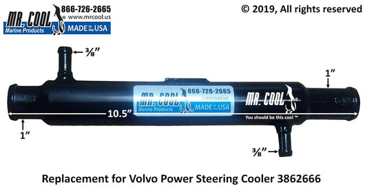 3862666 Aftermarket Volvo Penta 3.0GLP Power Steering Cooler | Sawley's Select Marine Parts