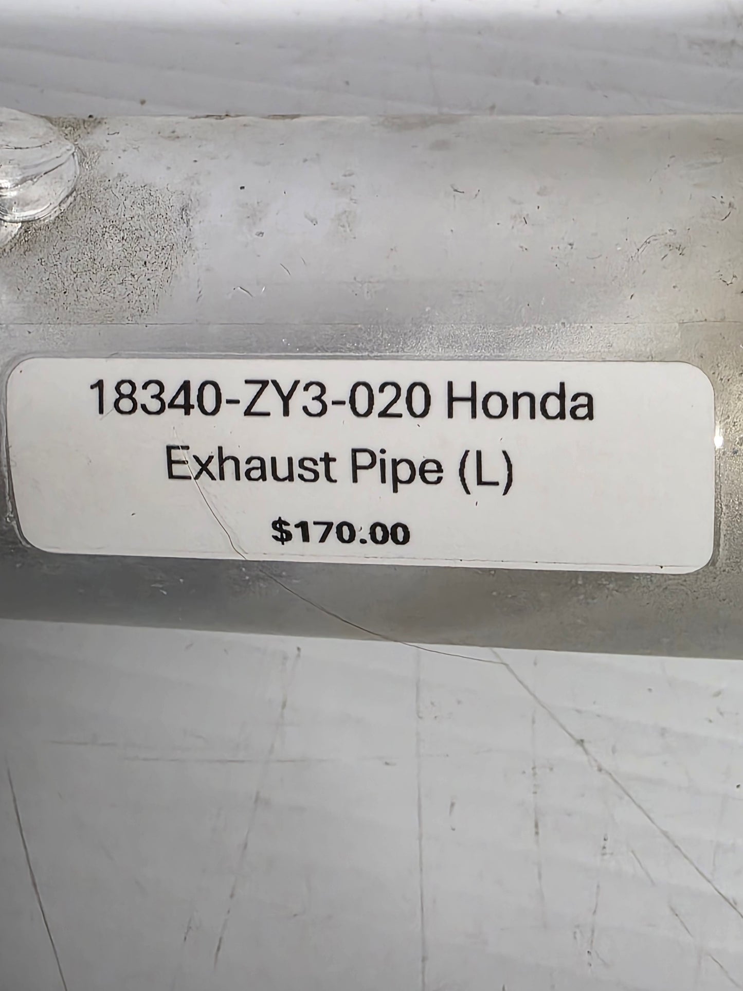 18340-ZY3-020 Honda Exhaust Pipe (L) | Genuine Used Part