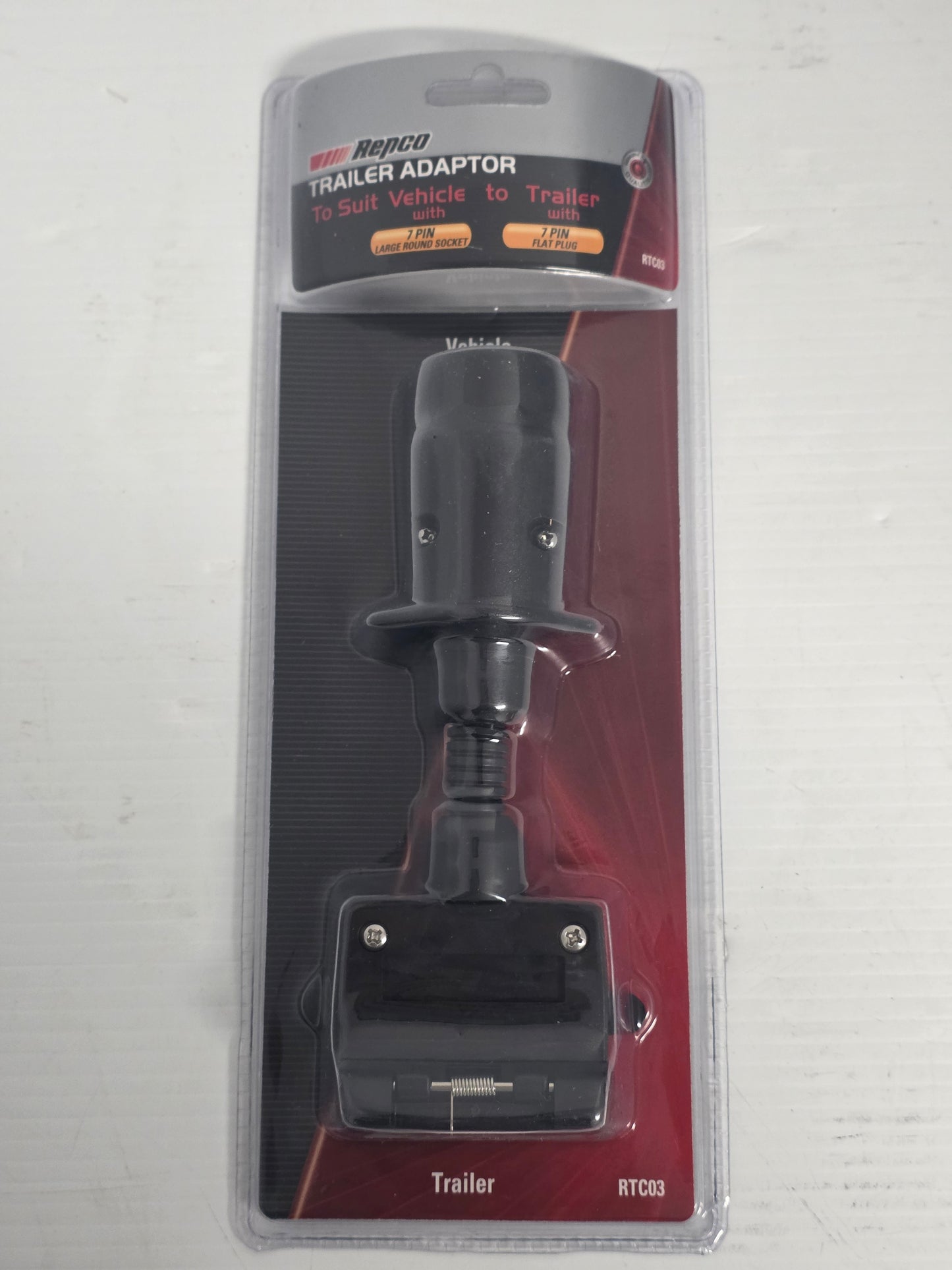RTC03 Repco 7 Pin Flat Adaptor Socket | Marine Trailer Part