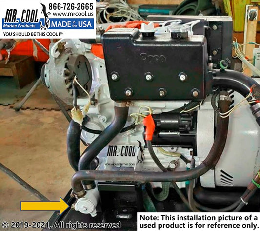 130-6547-03CN ONAN MDKAL,MDKAV/AW/AZ HEAT EXCHANGER 130-4702,130-4985, 130-6547-02 & 130-6547-03