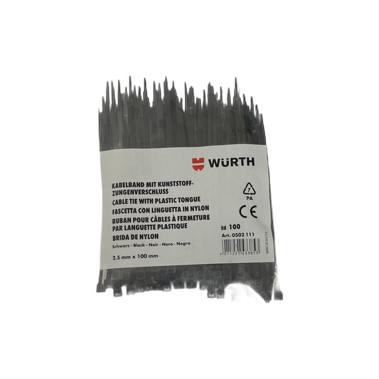 0502111 2.5mm x 100mm Cable tie