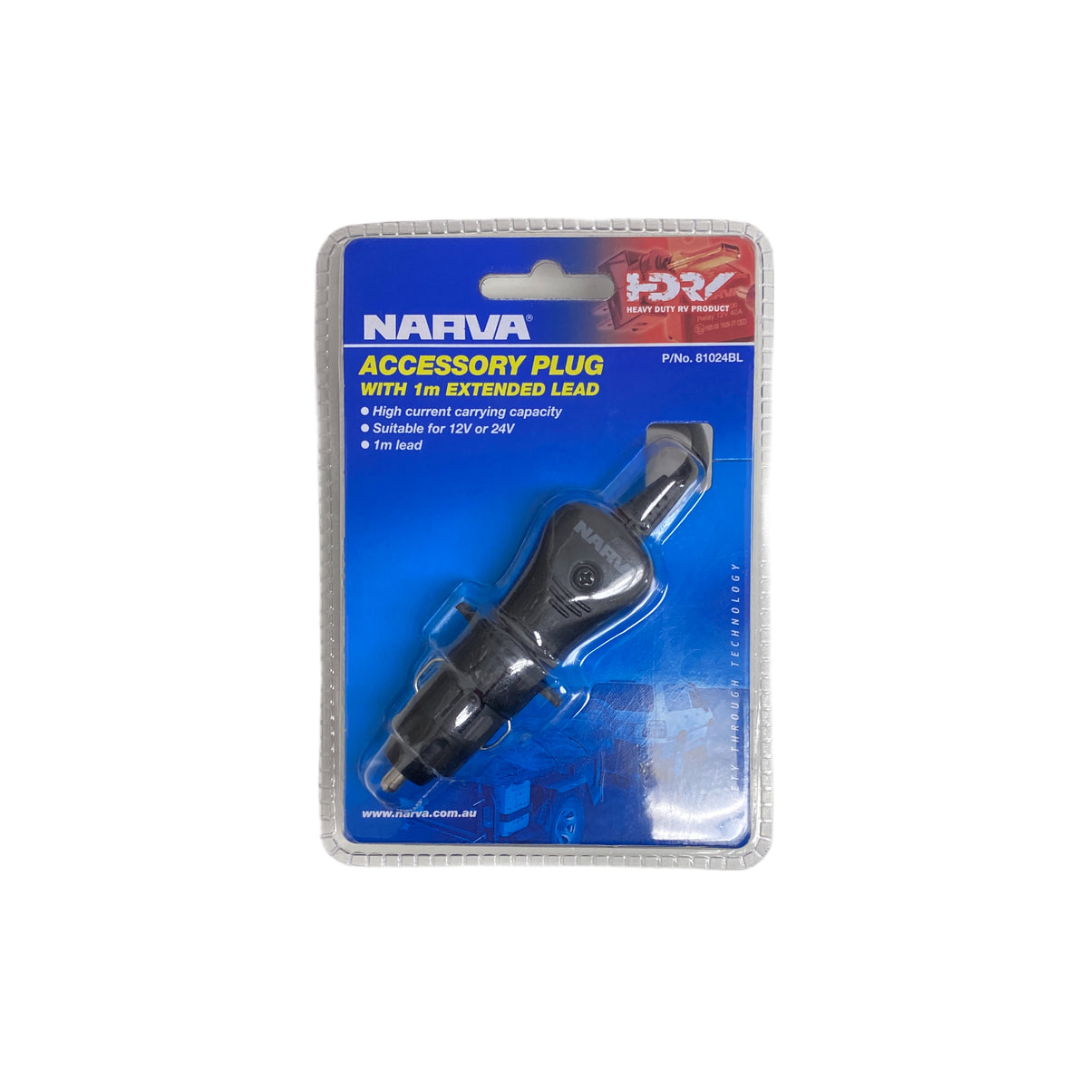 81024BL Narva Accessory Plug | Genuine Narva Electrical
