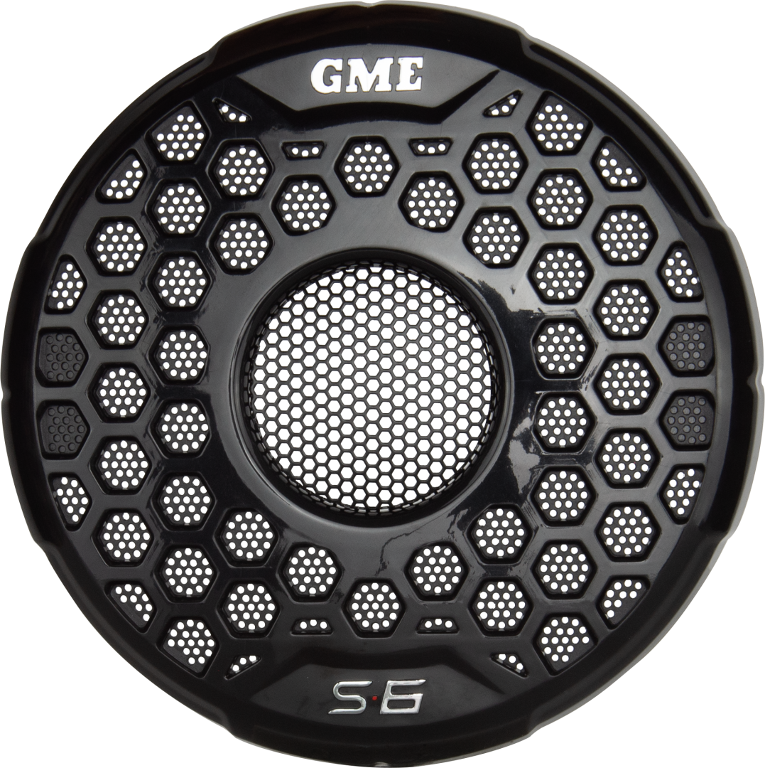 S6BG Replacement Speaker Grille - Suit GS600 Speakers (Pair) - Black | Genuine GME Electronics
