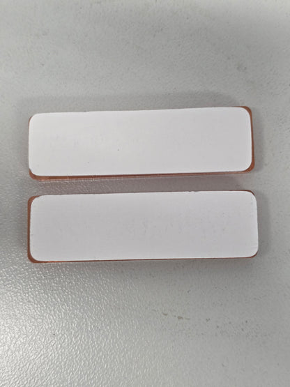 2452S Dunbier Reflector Amber    Self Adhesive (Clam Shell) Mackay E5013-2