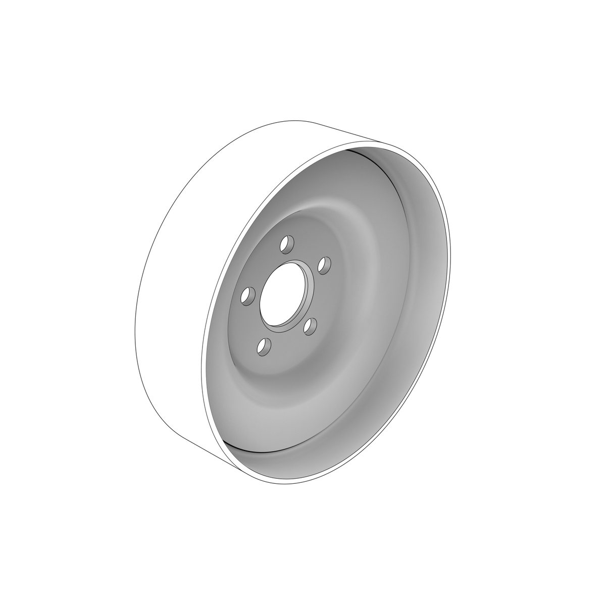20711223 Pulley | Genuine Volvo Penta Part