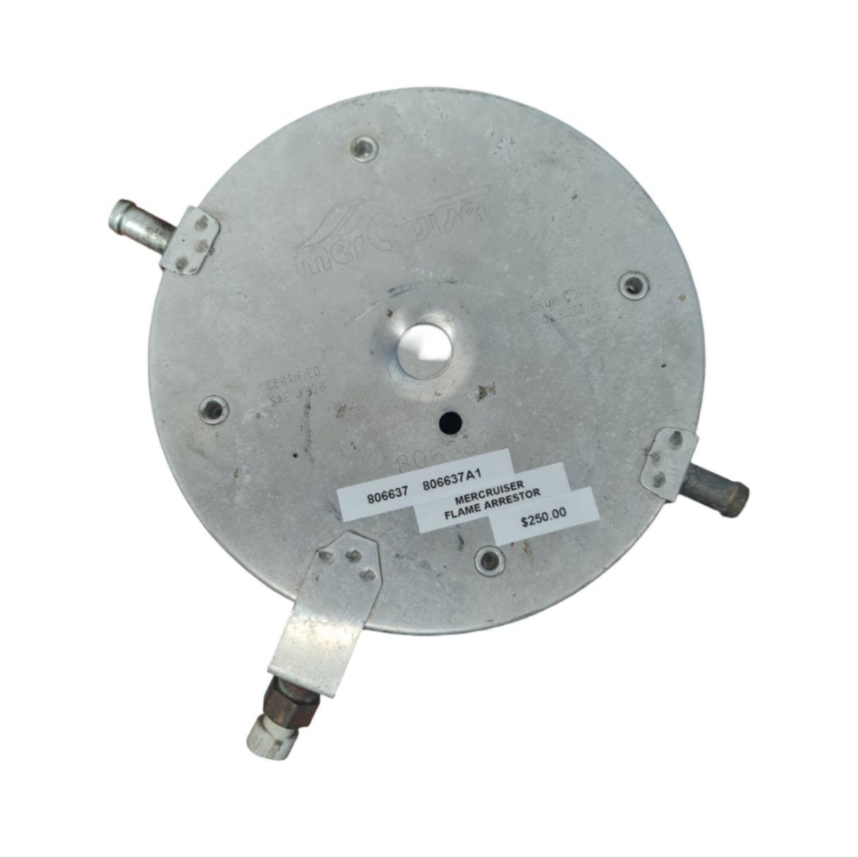 806637 806637A1 Mercruiser Flame Arrestor | Genuine Used Part