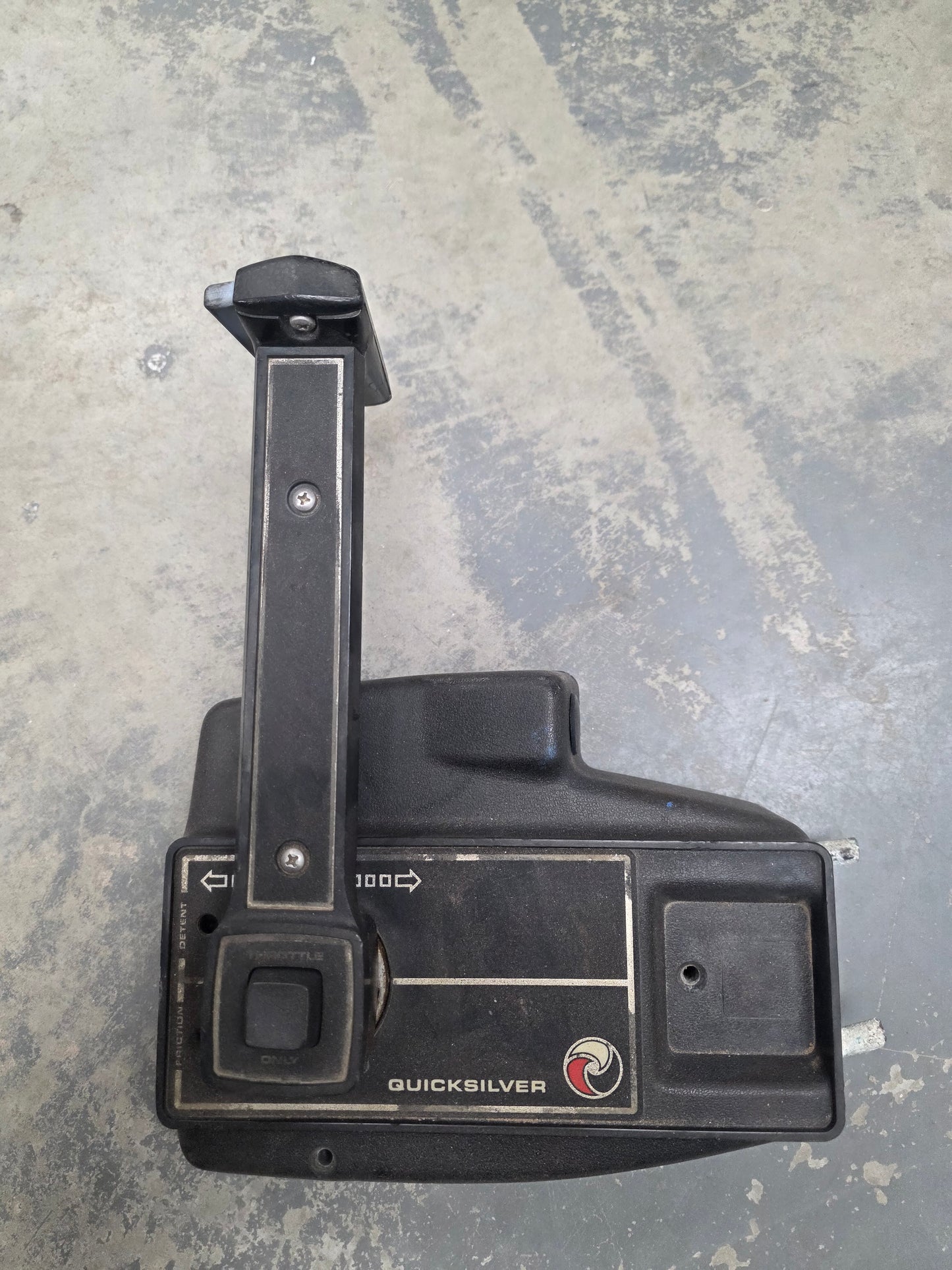 85892 Quicksilver Control Box Version 1 - No Key No Trim | Genuine Used Part