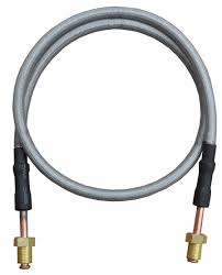 H3064-6500 Mackay 1901 Dunbier Braided Stainless Steel Brake Line 6500mm | Marine Trailer Part