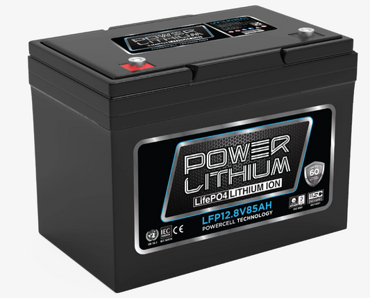 LFP12.8V85AH Power Crank 85 AH Battery | 12V Lithium Deep Cycle