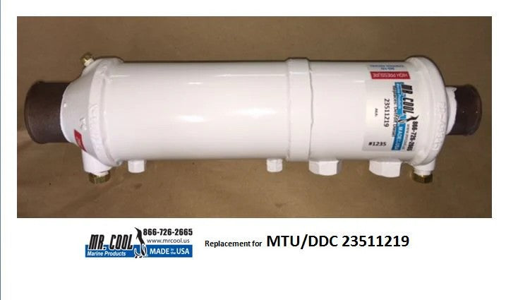 23511219 Aftermarket MTU Detroit Diesel Cooler | Sawley's Select Marine Parts