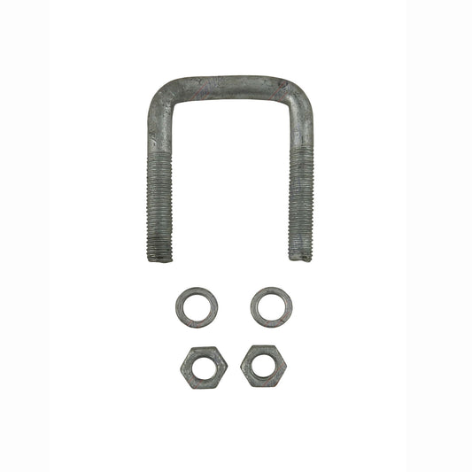 761445P U Bolt 50mm W x 75mm H Square 12mm (pack 2)