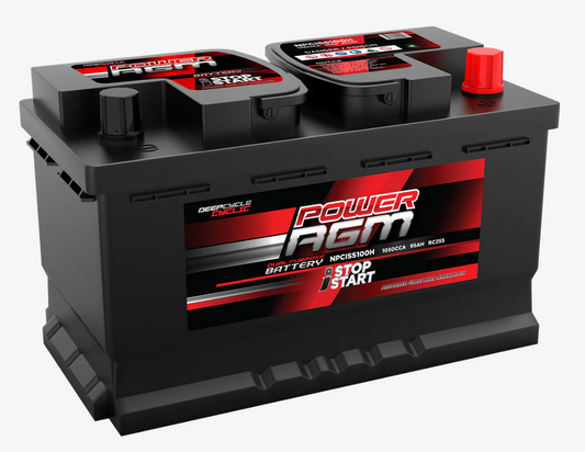 NPCISS100H Power Crank 1050 CCA Battery | AGM Stop/Start Series