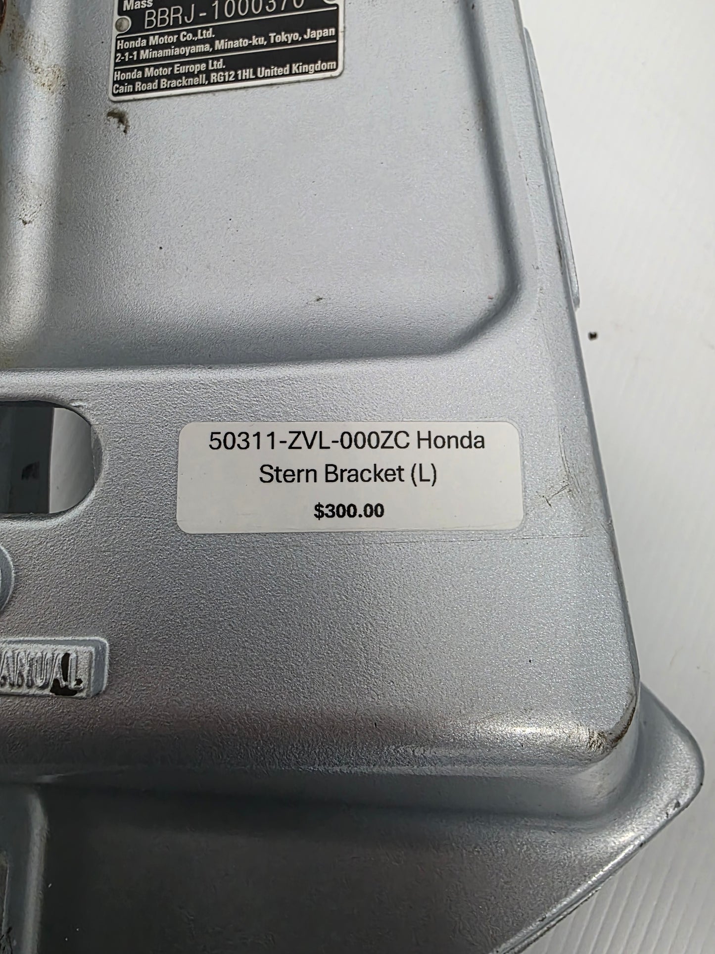 50311-ZVL-000ZC Honda Stern Bracket (L) | Genuine Used Part