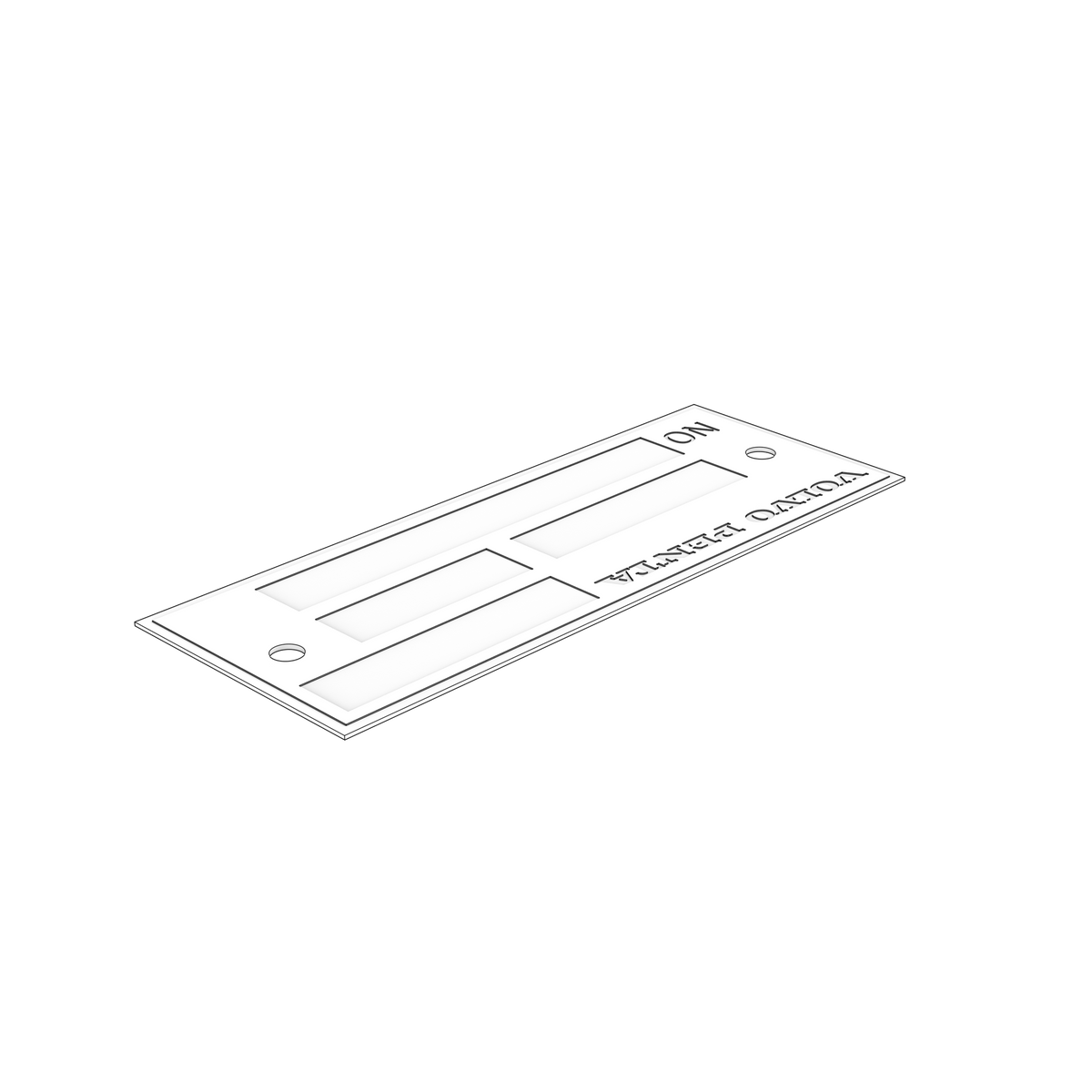 3817315 Type Plate | Genuine Volvo Penta Part