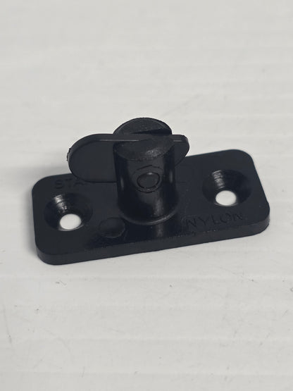 SPF-G850 Stayput Single Horizontal Fastener - Plastic (Black) | Marine Deck Hardware