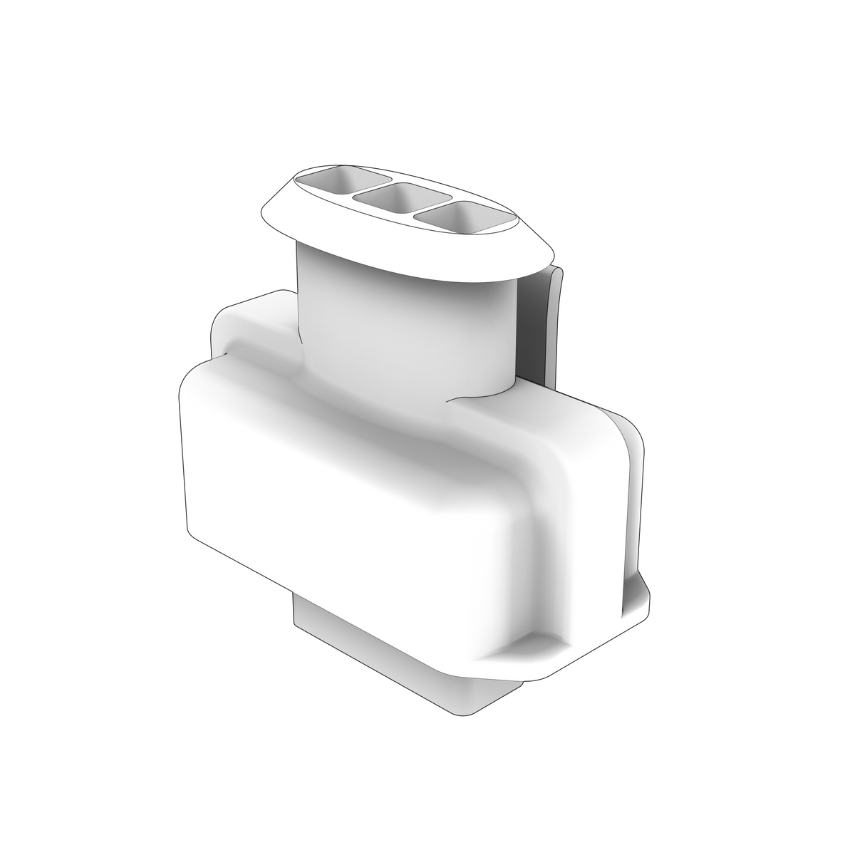 874455 Receptacle Housing | Genuine Volvo Penta Part - photo 2 of 2