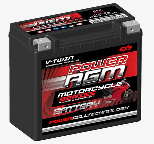 NPCMX1 Power Crank 415 CCA 18 AH Battery | Power AGM MX Series