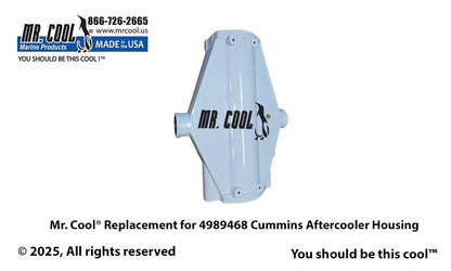 4989468 / 3974399 Aftermarket Cummins 8.3L C-Series Aftercooler Housing | Sawley's Select Marine Parts