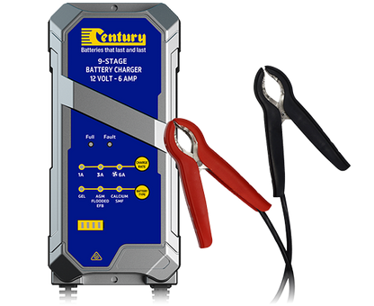 190015 Century CC1206-XLi - 12 VOLT 6 AMP Charger | Genuine Century Battery