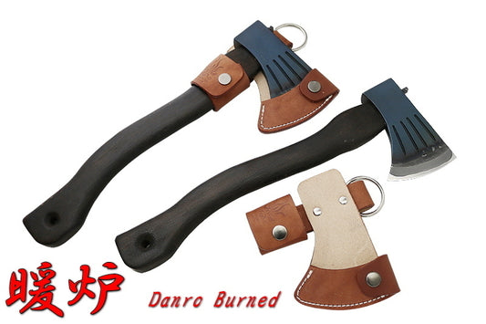 KB157 Kanetsune KB157 - Danro Burned Hand Axe 85mm Blade | Fishing & Outdoor Knife