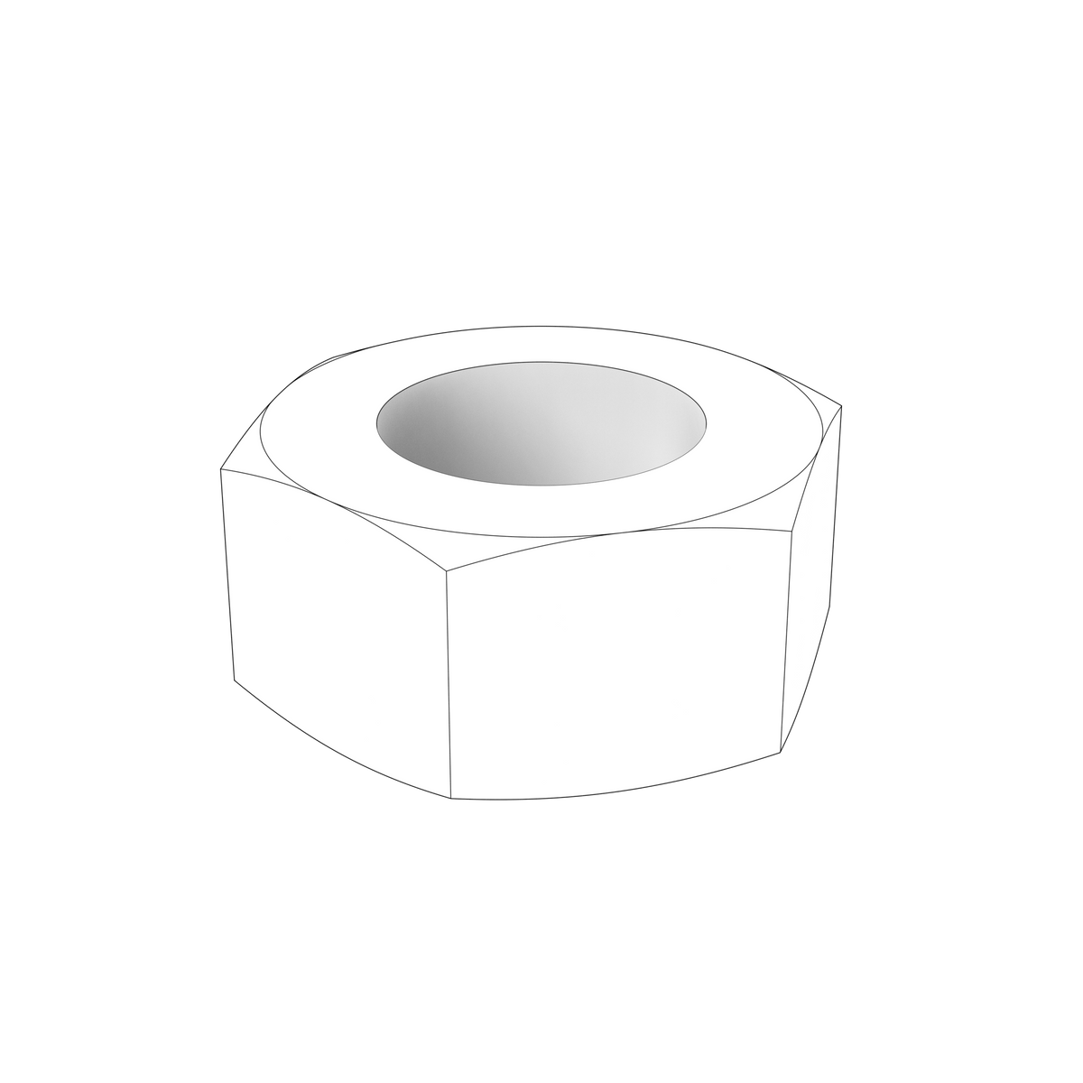 943927 Hexagon Nut | Genuine Volvo Penta Part - photo 2 of 2