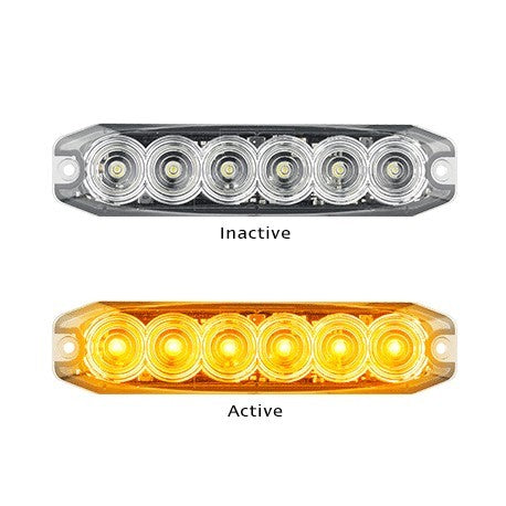 120035AM Amber Emergency Lamp 12/24v