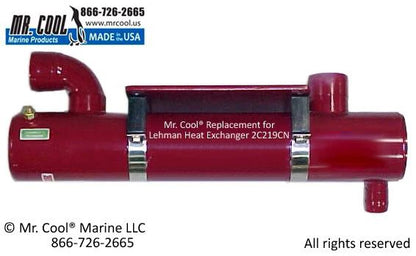 2C219CN Ford Lehman 2712E Heat Exchanger 2C219CN 3x17 Replacement part