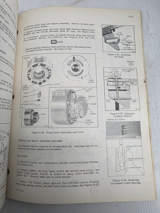 1975 Johnson 85HP Service Manual | Genuine Used Manual - photo 2 of 2